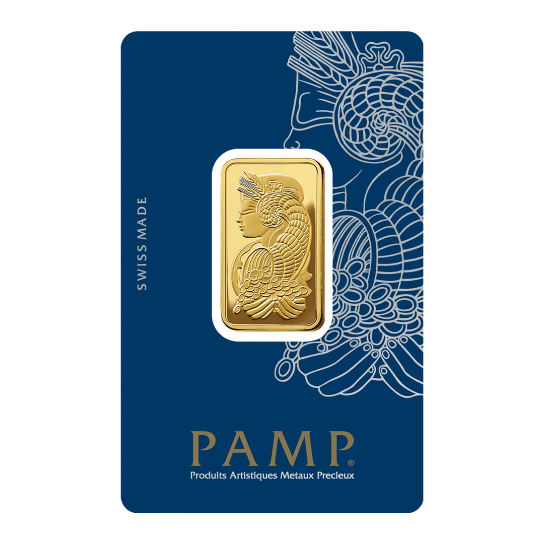 LADY FORTUNA™ GOLD MINTED BAR (20g) front