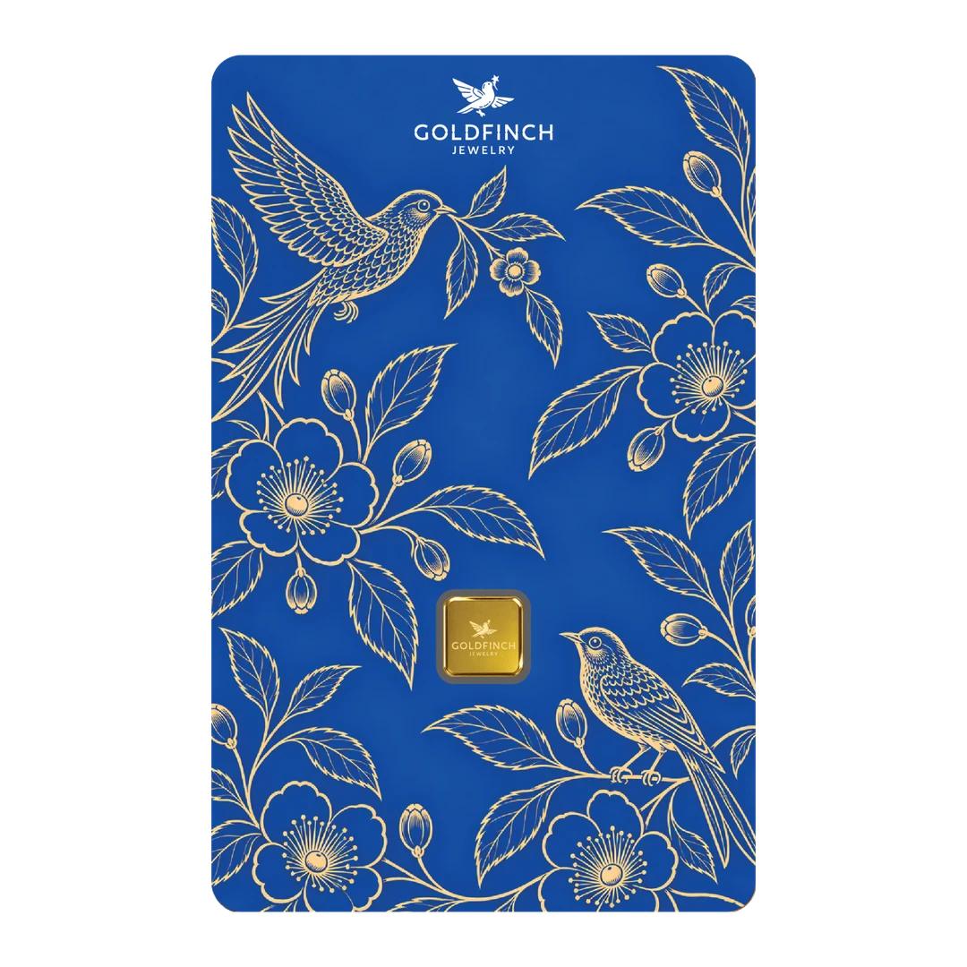 THE GOLDFINCH GOLD BAR (0.1g) front