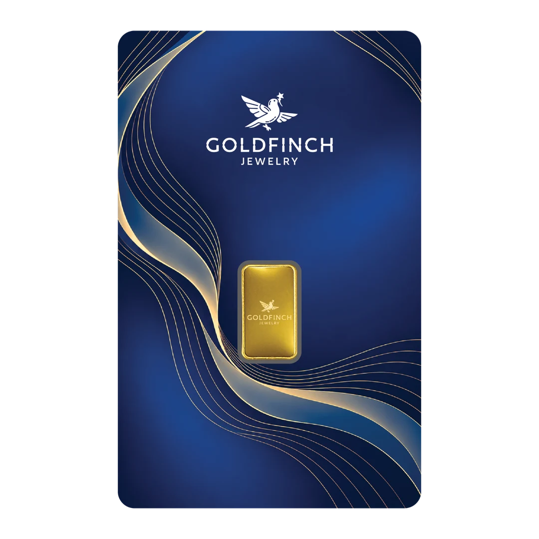 THE GOLDFINCH GOLD BAR (1g) front