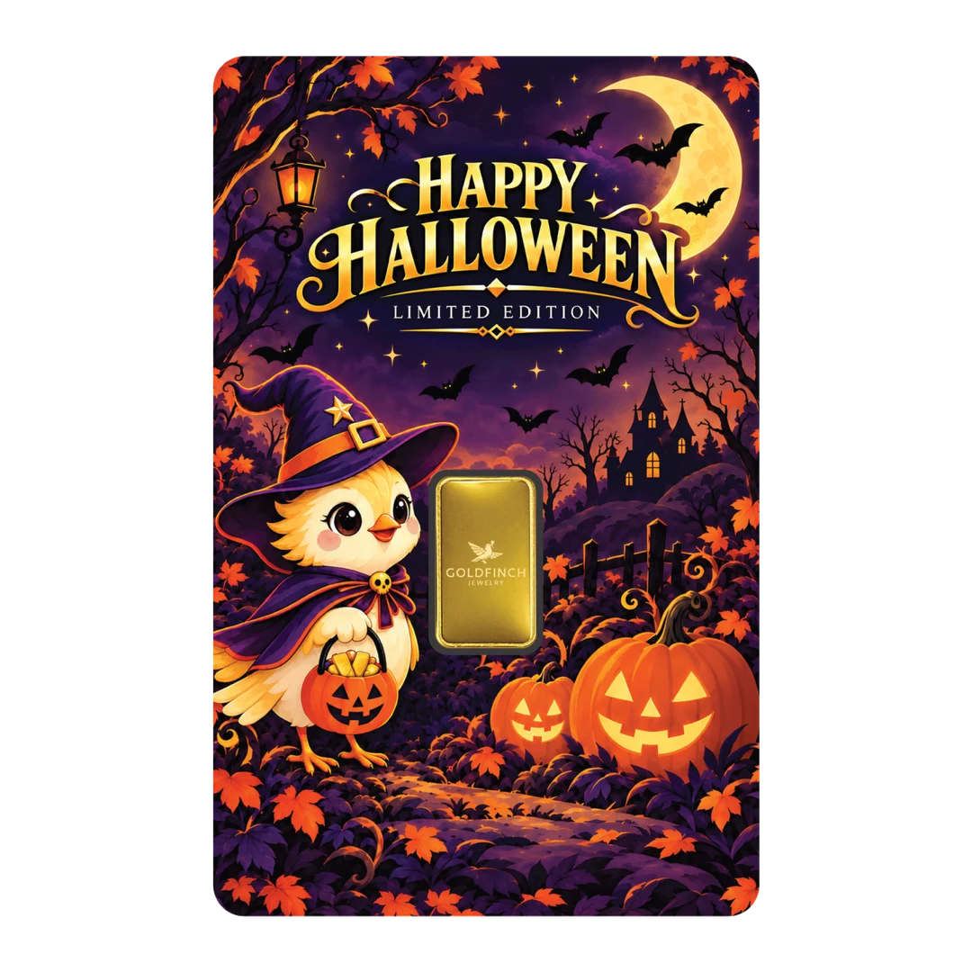 HALLOWEEN GOLD BAR (1g） front