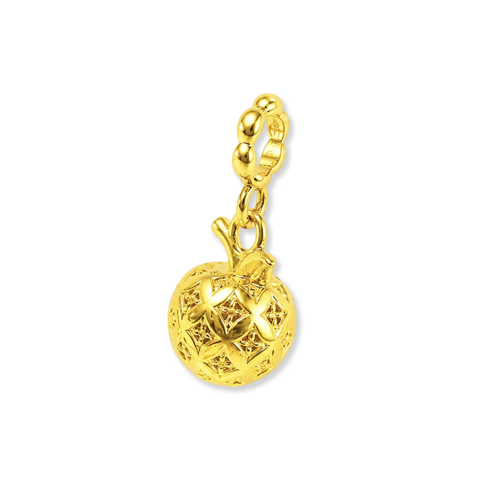 Apple Pendant — 916 gold pendant