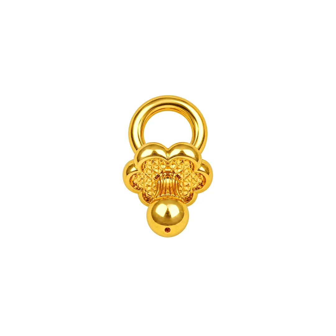 Baby Pacifier Charm — 916 gold pendant
