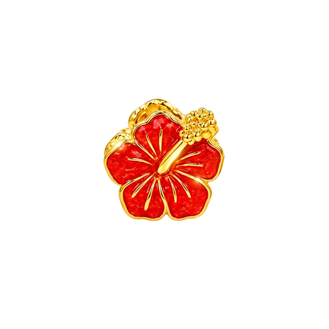 Bunga Raya Charms — 916 gold pendant