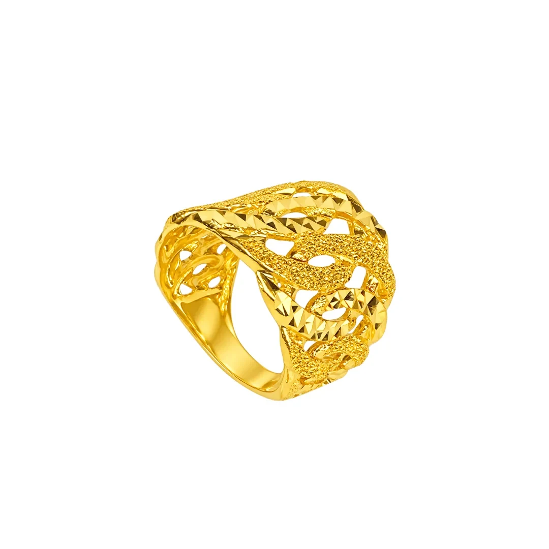 Kerawang Ring — 916 gold ring