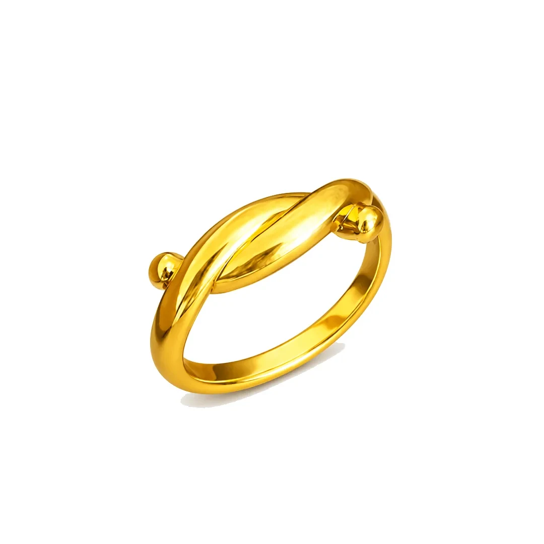 Knot Ring — 916 gold ring